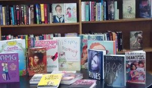 books on display