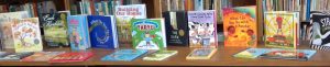books on display